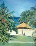 La plage à 