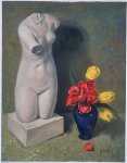 Nude-with-Flowers-14x18
