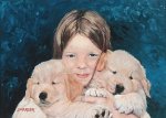 Maggie and her Two Puppies 