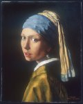 Jeune fille à la perle d’après Vermeer